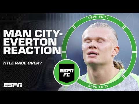 'It's now in Arsenal's hands' 👀 REACTION to Man City dropping points against Everton | ESPN FC