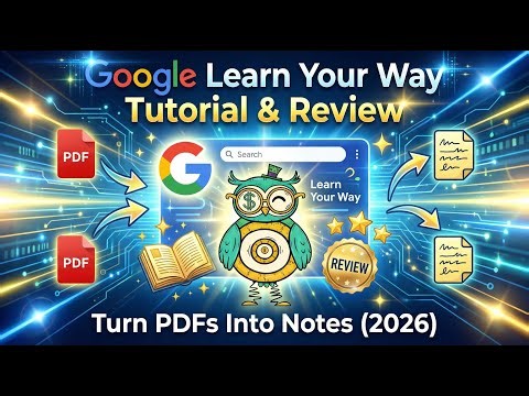 Google Learn Your Way Tutorial & Review | Turn PDFs Into Notes (2026)