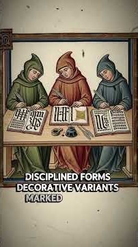 The Spread of Gothic Script in Europe #middleages #history #medievalhistory #gothic #medieval