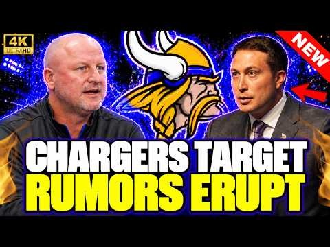 🚨😱 THIS IS WILD! VIKINGS-CHARGERS TRADE RUMORS ERUPT AS MCCARTHY SPEAKS! MINNESOTA VIKINGS NEWS