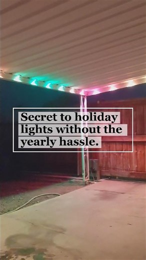 Permanent outdoor lights make every holiday easier because you only install them once and you enjoy