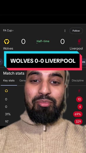 Wolves 0-0 Liverpool Half-Time Reaction Highlights