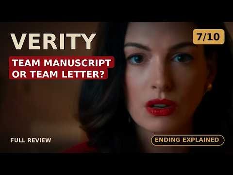 Verity (2026) Review: Team Manuscript vs Team Letter — Ending Explained | 7/10