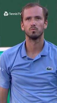 Medvedev CLUTCH Second Set Ending 🥶