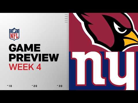 Arizona Cardinals vs New York Giants | 2026 Week 4 Game Preview