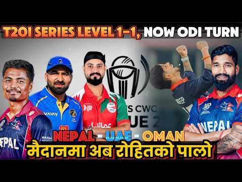 Rohit Leads Nepal Cricket Team Ready for CWC Series Against UAE & Oman | Must-Win for the Rhinos!