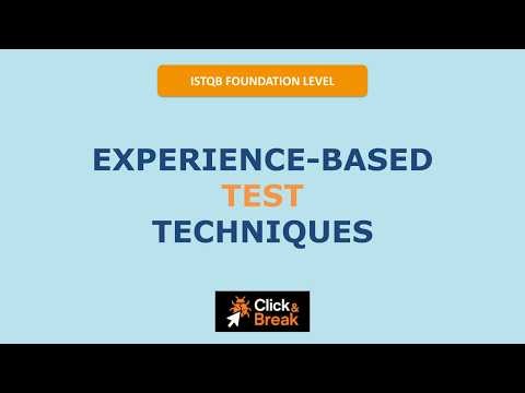 ISTQB Foundation 2026 | 4.4. Experience-based Test Techniques | Click&Break