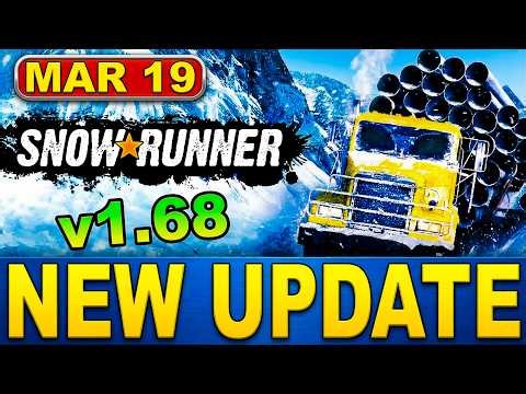 SnowRunner UPDATE 1.68 Patch is HERE! Mercedes-Benz Trucks & Huge Changes Explained