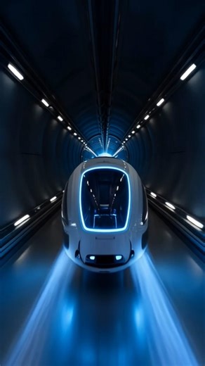 Hyperloop Tunnel Construction in 30 Seconds 🚄 #shorts #automobile #viral