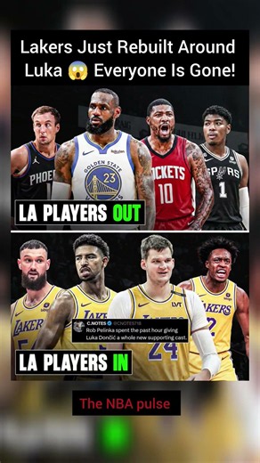 Lakers Just Rebuilt Around Luka 😱 Everyone Is Gone!#nba #basketball #nbashorts #lakers #sports #nfl