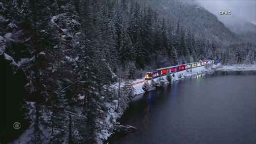 Canadian Pacific Railway decked out its first holiday train 27 years ago. Now merged with Kansas City Southern and known as CPKC, the company is delivering festive fun all across North America. | CBS News