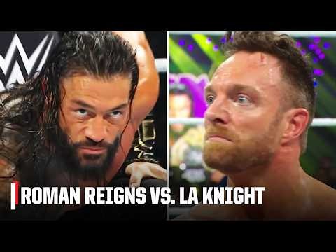 Roman Reigns vs. LA Knight | Money in the Bank Highlights | WWE on ESPN