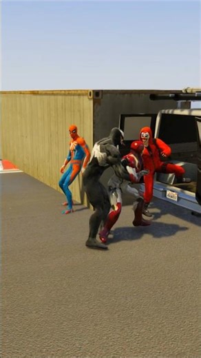 Venom and Red Criminal Kidnapped Spider-Man and Ironman 😱