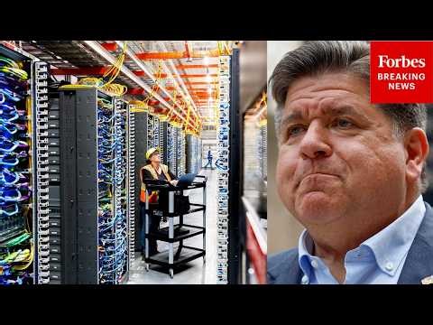 JB Pritzker Asked About Public 'Anger' Around Data Centers