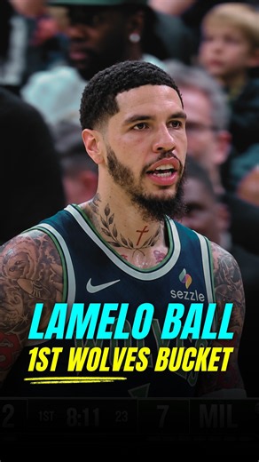 LaMelo Balls FIRST TWOLVES BUCKET🚨