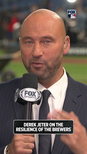 Whatever it takes for this Milwaukee team. #derekjeter #mlb #brewers #worldseries