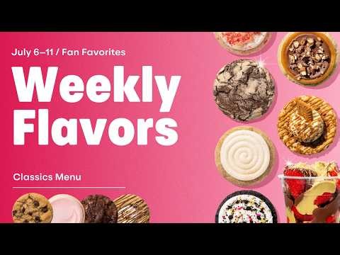 Marbled Stuffed Cheesecake Cookie, Strawberry Ice Cream Bar Cookie, & More! | Crumbl