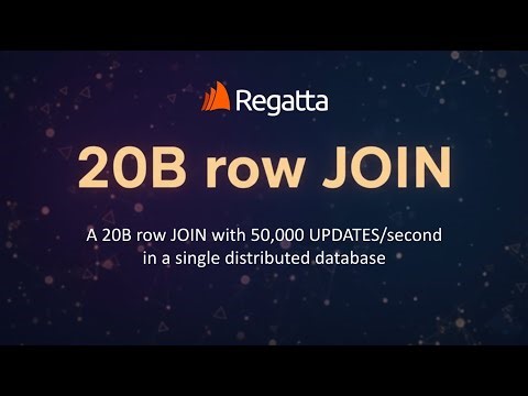 A 20B row JOIN and 50,000 UPDATES/second in a single distributed database (edited)