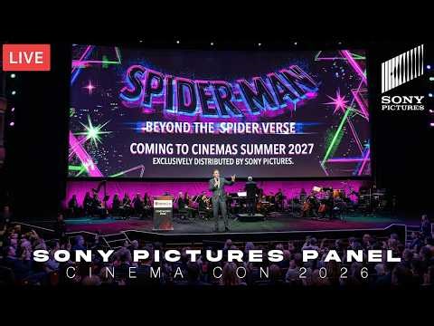 LIVE: CinemaCon 2026 Day 1 – SONY PANEL: Spider-Man 4, Zelda Movie, Beyond the Spider-Verse & More!