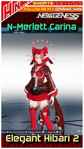 【PSO2NGS】Elegant Hibari 2 N-Merlett Carina Full #mmorpg #pso2 #pso2global #ngs #sega