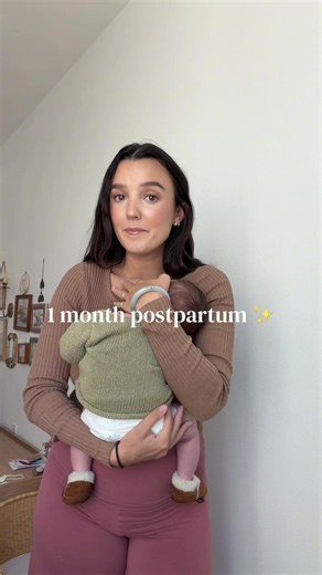 1 Month Postpartum: A Home Birth & Newborn Journey ✨