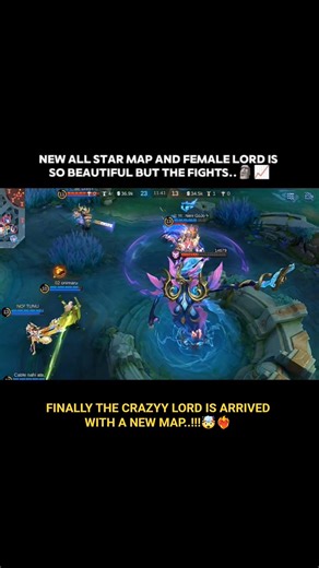 New map and female lord's crazyyy..🤯💀❤️‍🔥#MOBA55Creator #MOBA55ALLSTAR #mlbb #mobilelegends #moba