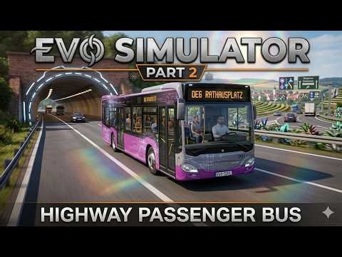 The Future is Here! 🌌 UNIC Simulator Part 5: Bioluminescent Highway Drive:-(Leval:-02)#busdriving
