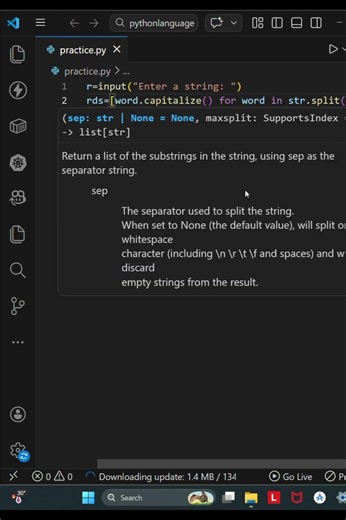 43 Python Program for word sorting