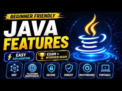 Features of Java Explained | Java Basics for Beginners, Exams & Interviews