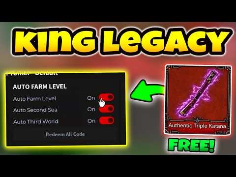 King Legacy Script– Auto Farm, Auto Boss, Sea Event, Auto Dungeon