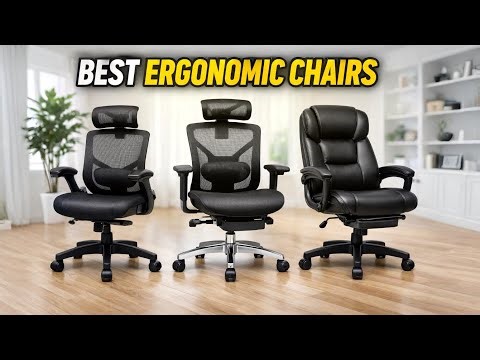 Top 5 Best Ergonomic Chairs 2026 – Best Office Chairs for Comfort & Posture!