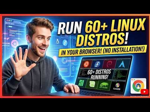 Run 60+ Linux Distros in Your Web Browser (No Installation!)