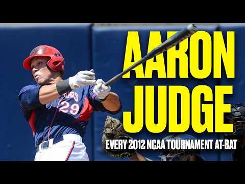 Every Aaron Judge at-bat in the 2012 NCAA baseball tournament