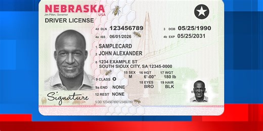 Nebraska DMV launches redesigned driver’s license and state ID cards