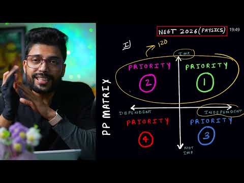Only 4 Months Left for NEET 2026 | 150+ Physics Marks Using PP MATRIX