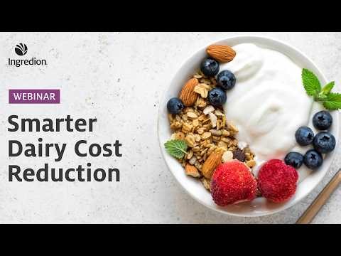 Navigating Inflation in Dairy: Cost Reduction & Emerging Market Opportunities | Ingredion