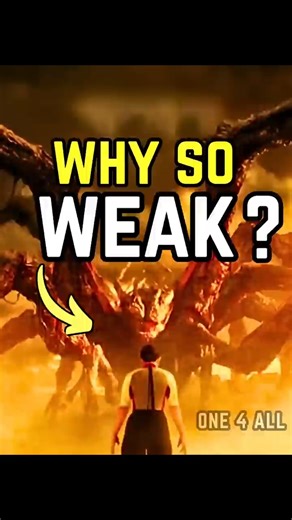 why mind flayer so weak.? #strangerthings #shorts #viral #trending #movie #thriller