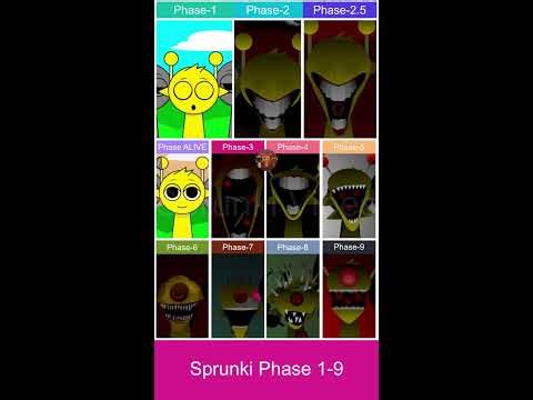 Incredibox Sprunki All PHASES From 1 - 9 #sprunki #incredibox #sprunkimod | Live-13