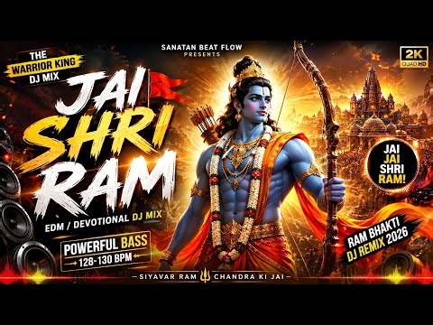 Jai Shri Ram DJ Remix 2026 🔥 | The Warrior King DJ Mix | Sanatan Beat Flow