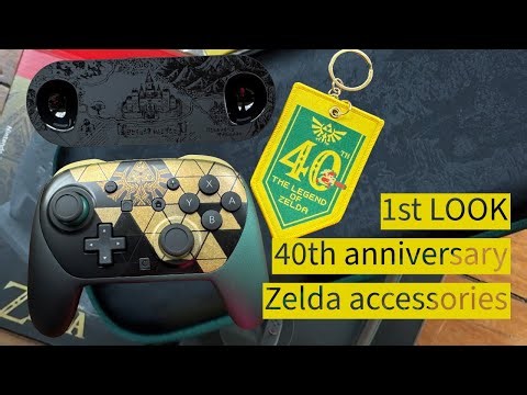 40th Anniversary Legend of Zelda Switch 2 Accessories