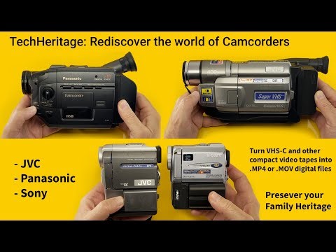 Easily digitize your family heritage recorded on 80's & 90's CAMCORDERS for $20 to $30.