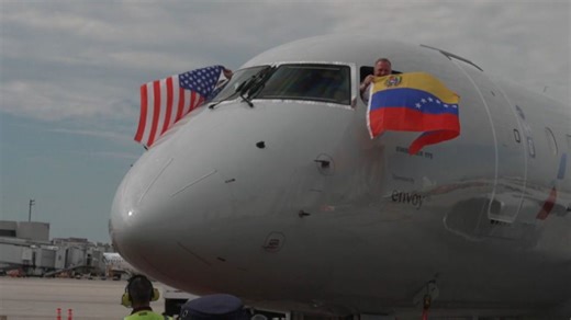 Despega primer vuelo comercial de EE.UU. a Venezuela tras 6 años de suspensión de conexión aérea bilateral