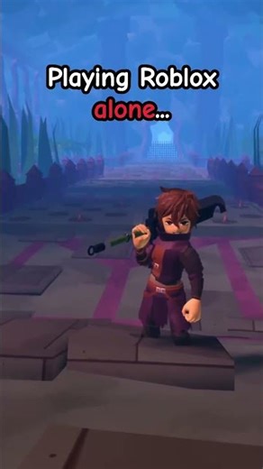 Playing Roblox alone vs... playing with that ONE friend 💖#roblox