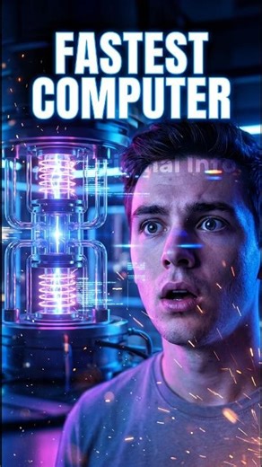 Quantum Computer ⚡ The FASTEST Computer in the World! 😱 #facts #shorts