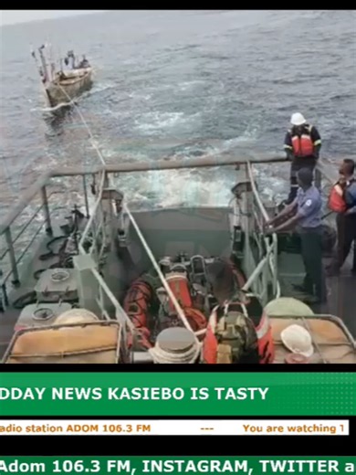 🗞| Seven fishers rescued in joint Ghana-Togo-Benin naval operation #AdomNews