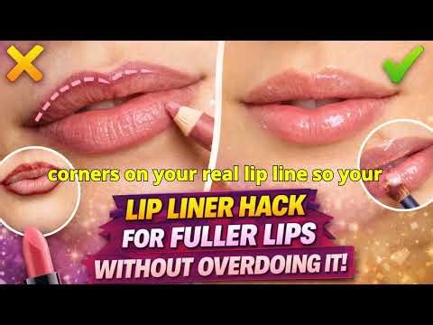 Lip Liner Hack for Fuller Lips Without Overdoing It
