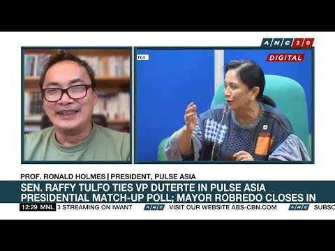 Holmes: Latest survey may push supporters to persuade Robredo to run in 2028 | ANC
