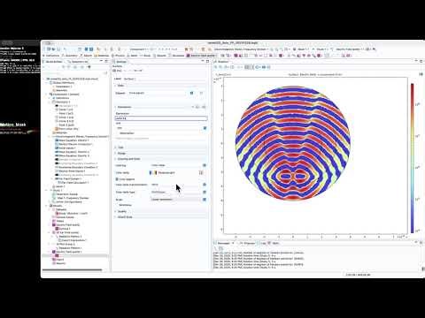 COMSOL ewfd, two dipoles