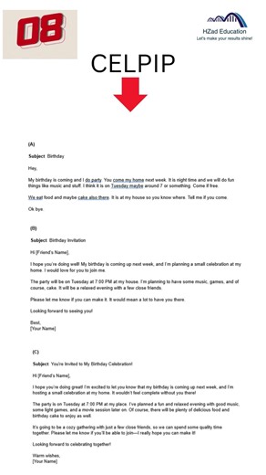 Which CELPIP Answer Does the Best?