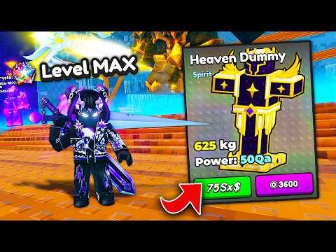 Unlocking MAX LEVEL Heaven Dummy in Lucky Block Rush! (Roblox)